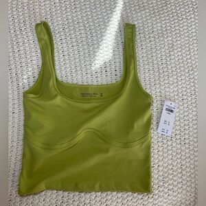 Abercrombie & Fitch Seamless Fabric Corset Squareneck Tank